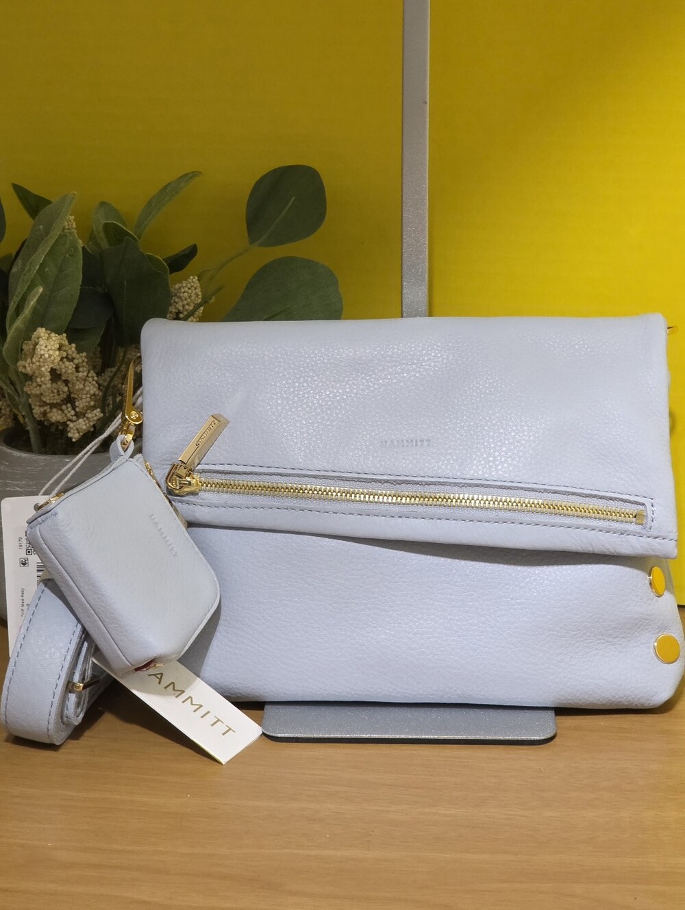 !!2PCS!! Hamnitt MD Vip & Syd Pouch with Gold Hardware